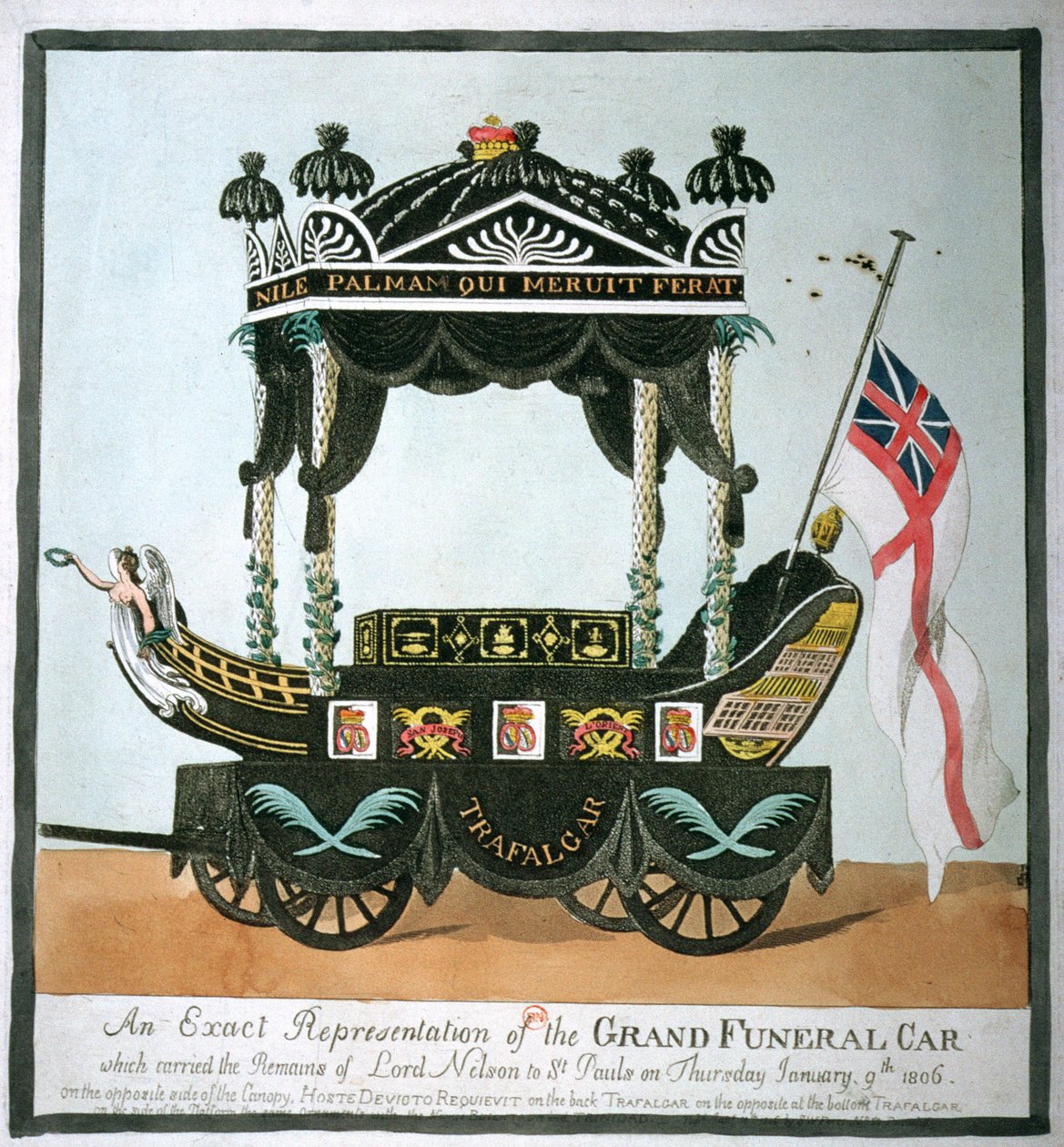 Lord Nelson (1758-1805) temetése 1806. január 9-én alkotó: English School