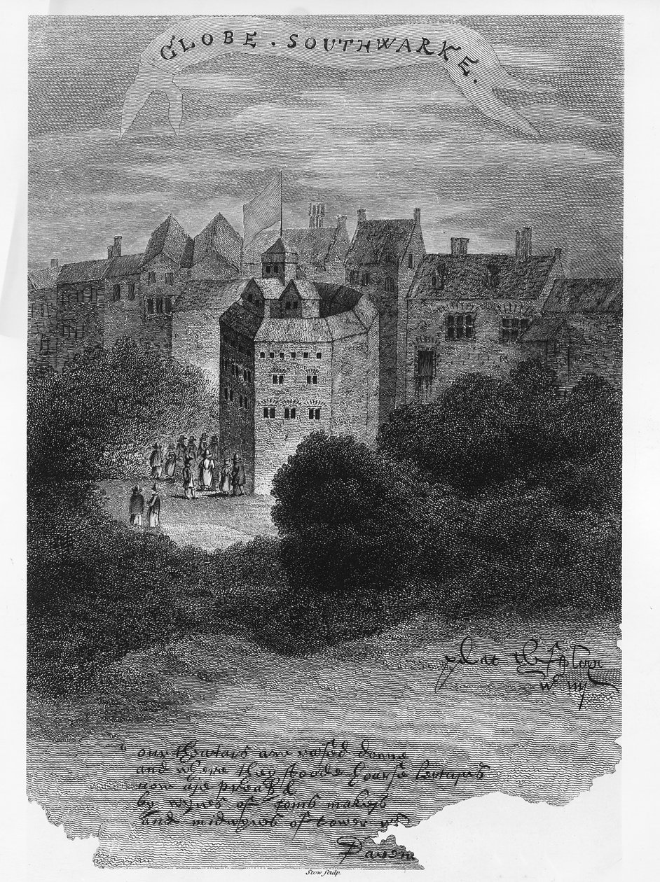 The Globe Theatre, Bankside, Southwark, a "Pennant