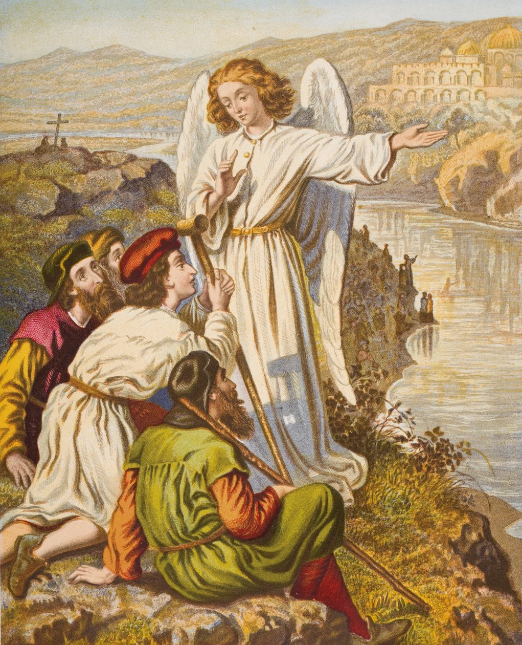 A király üzenete a gyöngéd lelkiismeretnek, illusztráció John Bunyan (1628-88) „The Pilgrim