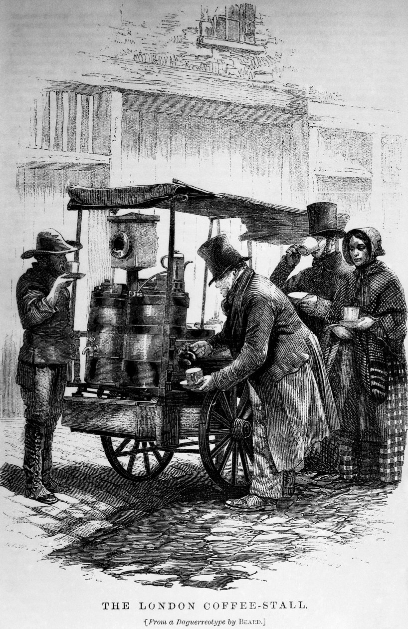 A London Coffee Stall alkotó: English School