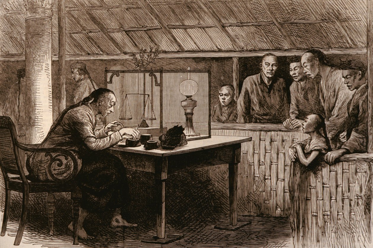 Az ópiumforgalom: Kínai ópiumárusítás, a 