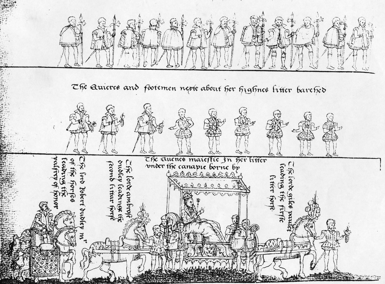 A királynő almában, az 1788-as Erzsébet királynő fejlődése 1-ből, John Nichols alkotó: English School