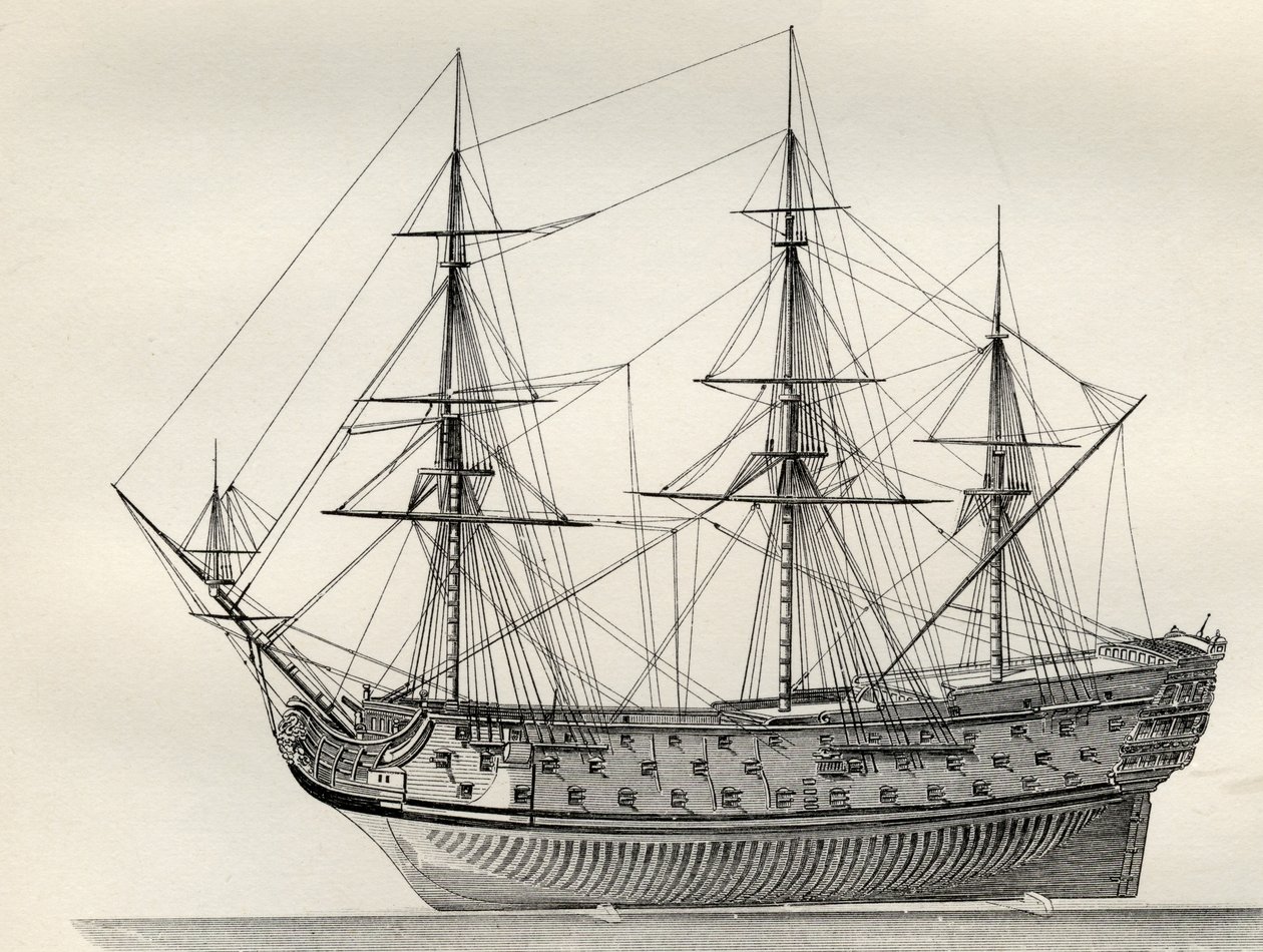 The Royal William, a „The National Enclyopaedia”-ból, William Mackenzie, London, 19. század vége alkotó: English School