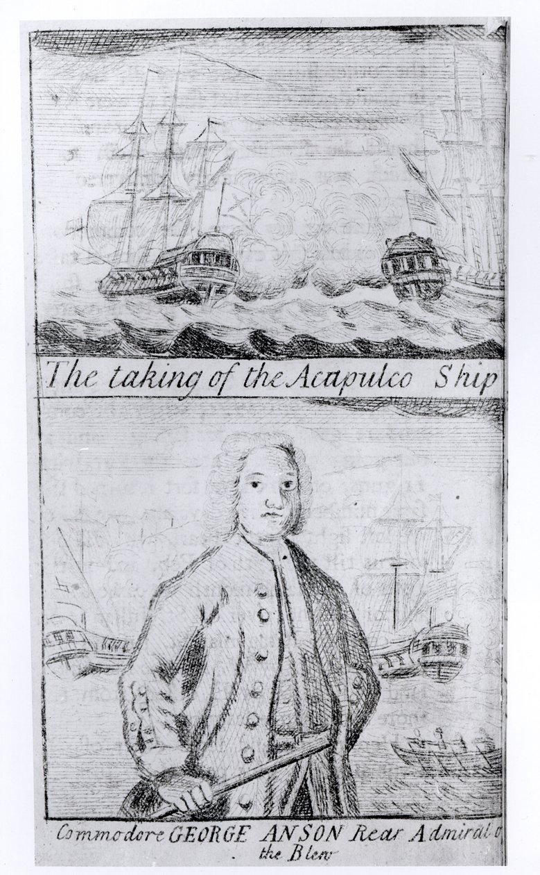 Az acapulcói hajó elfoglalása, 1743. június 20 alkotó: English School