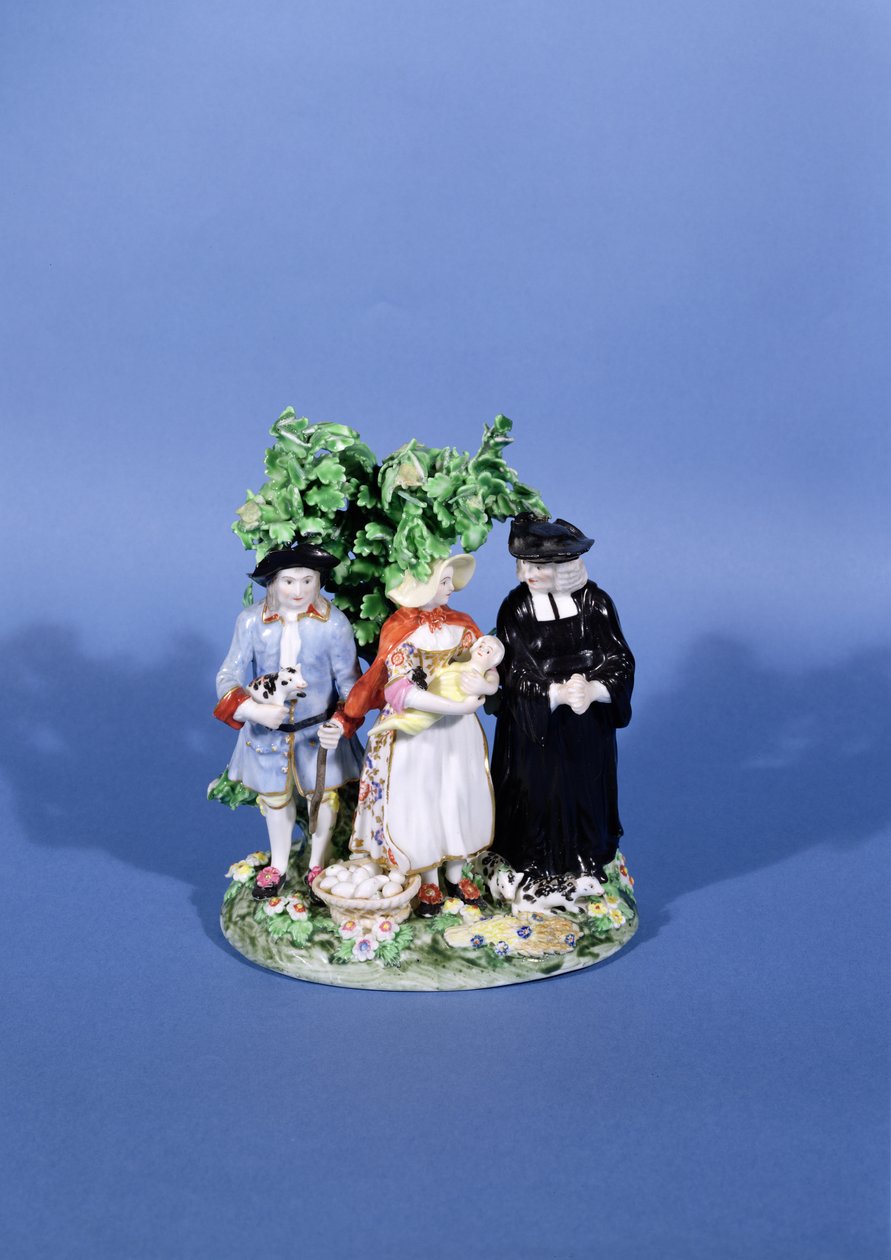 The Tithe Pig, Derby csoport, 1775 körül (porcelán) alkotó: English School