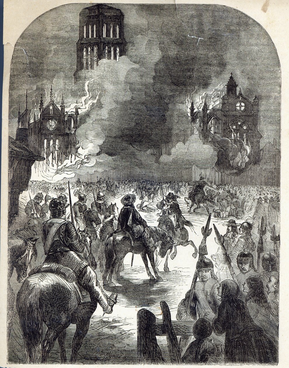 Ó-Szent Pál égése, 1666 alkotó: English School