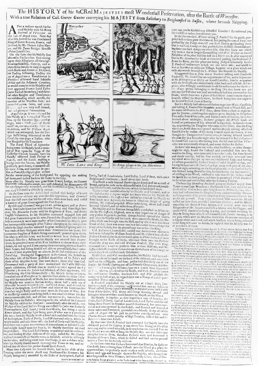 A worcesteri csata története 1660-ban jelent meg alkotó: English School
