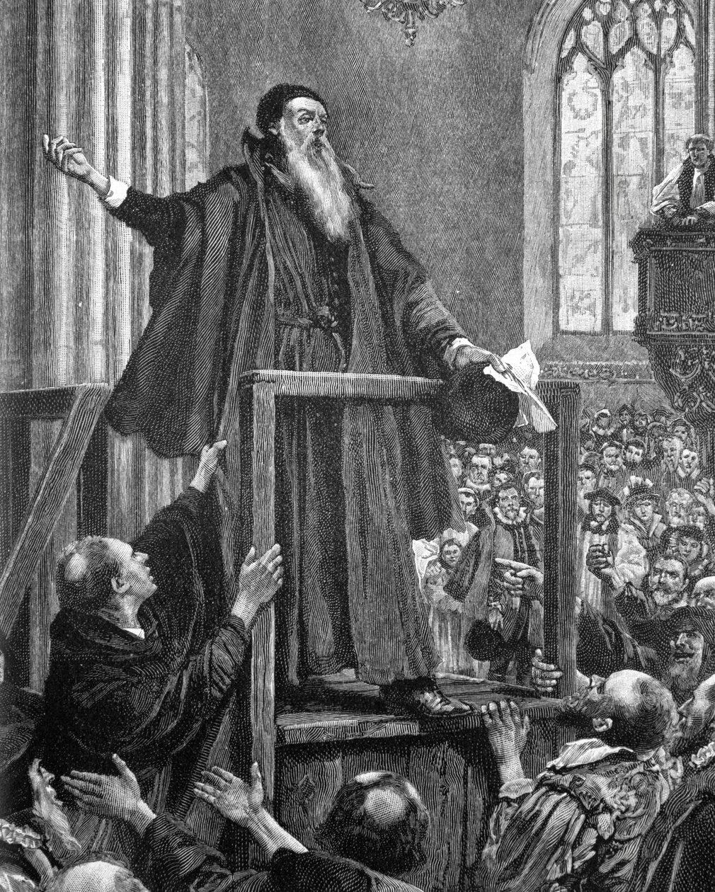 Thomas Cranmer (1489-1556) Prédikáció alkotó: English School