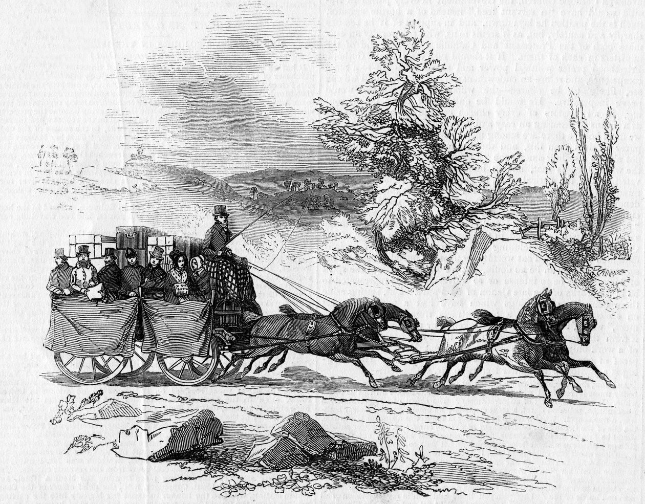 Utazás Írország déli és nyugati részén 1845-ben alkotó: English School