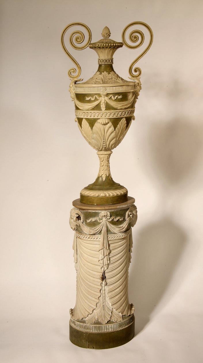 Urna talapzaton, 1800 körül alkotó: English School
