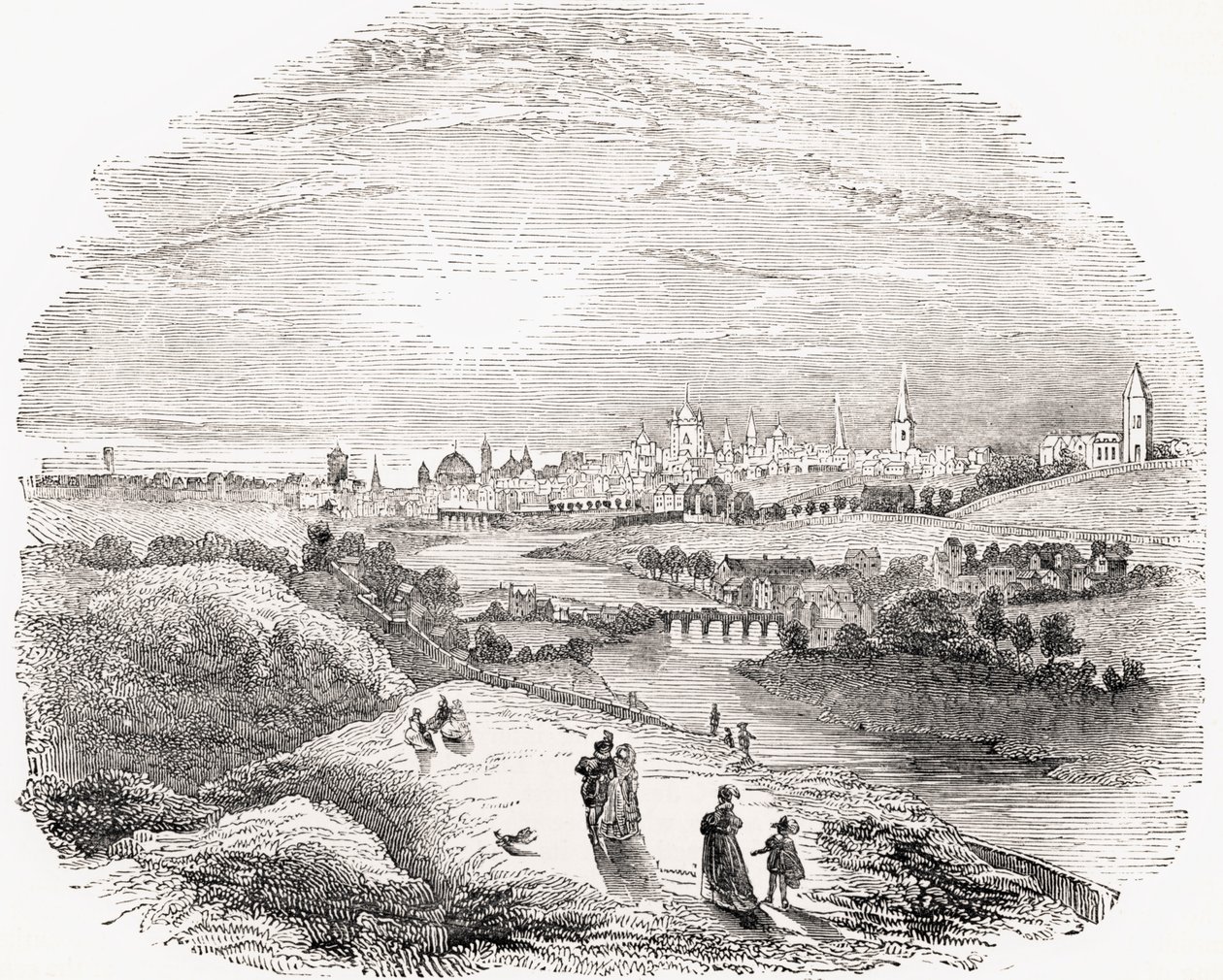 Dublin kilátása a 17. században, Lord Brougham és mások „Old England