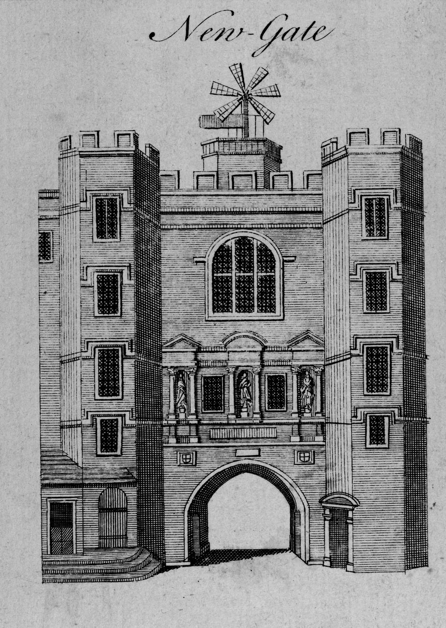 Kilátás a Newgate-re alkotó: English School