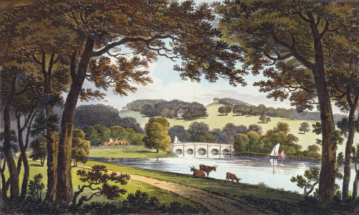 Víz Wentworth-ben, Yorkshire, 1802 alkotó: English School