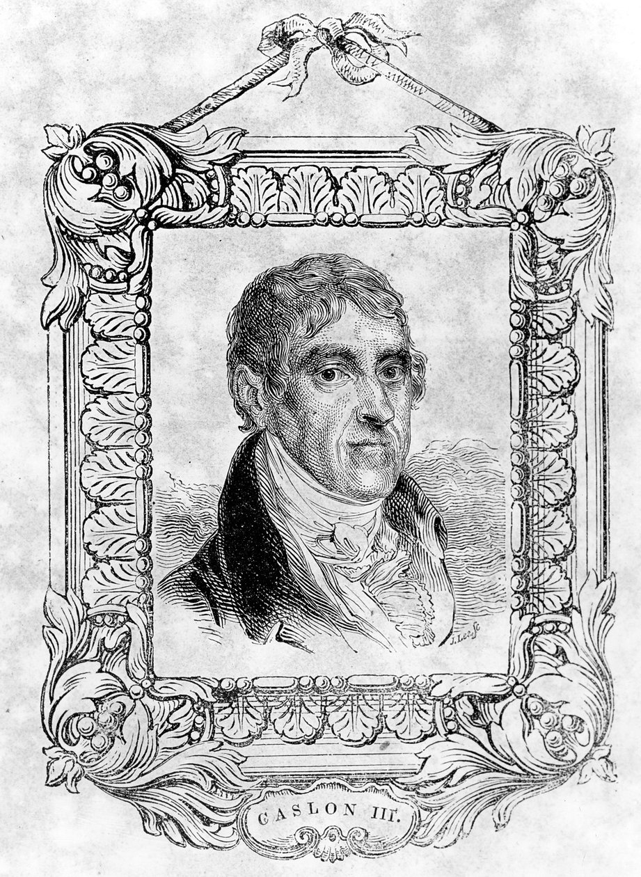 William Caslon III alkotó: English School