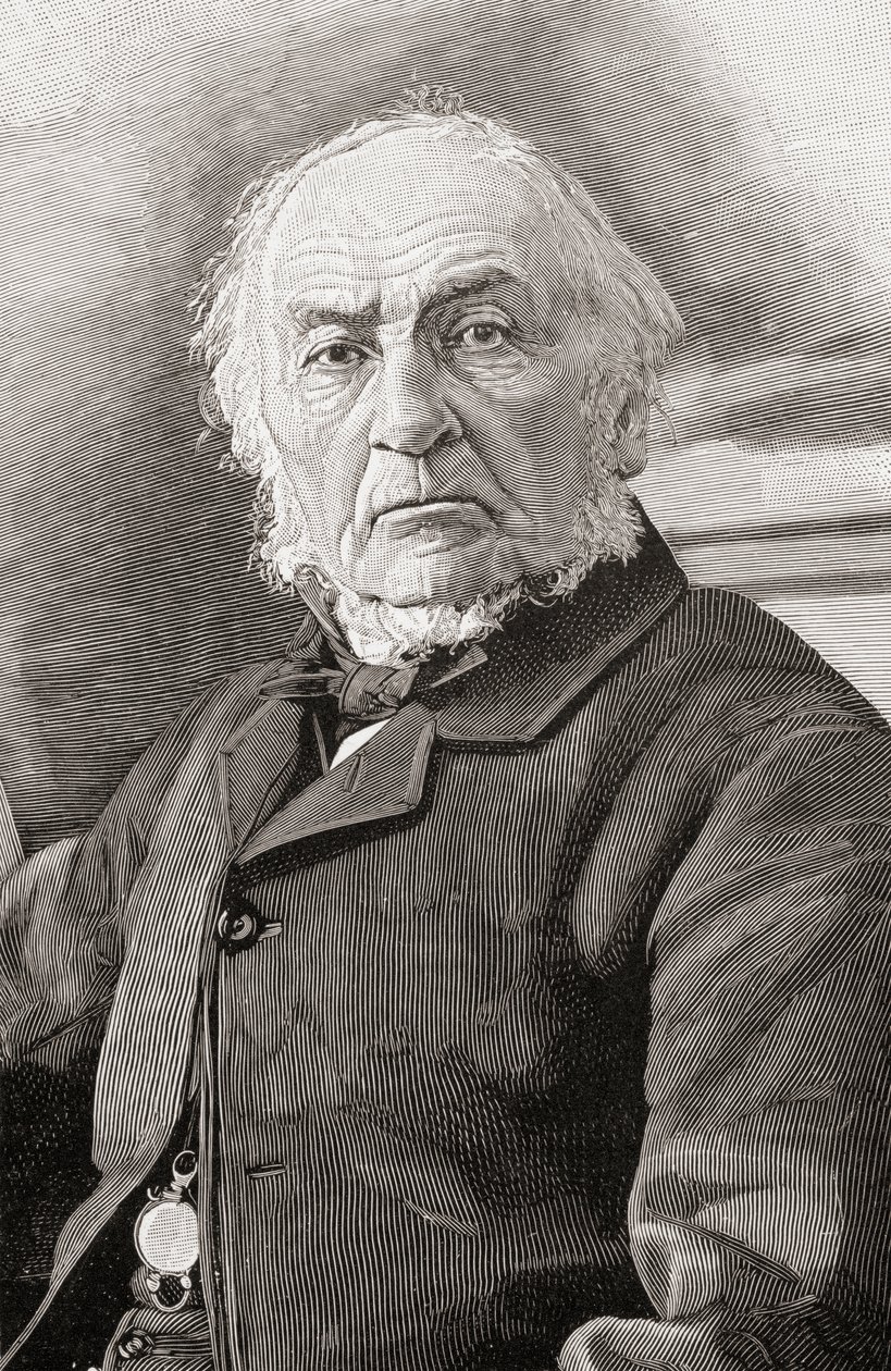 William Gladstone, David Williamson 1898-ban megjelent „Gladstone: The Man and the Statesman” című művéből alkotó: English School