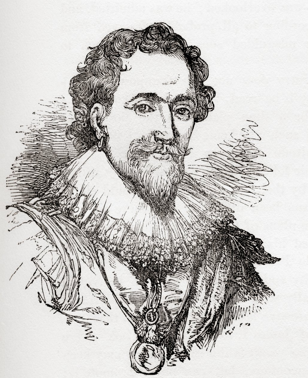 William Herbert, Pembroke 3. grófja, 1580-1630. Angol nemes, politikus és udvaronc, ó-Angliából: Képi Múzeum, kocsma. 1847 alkotó: English School