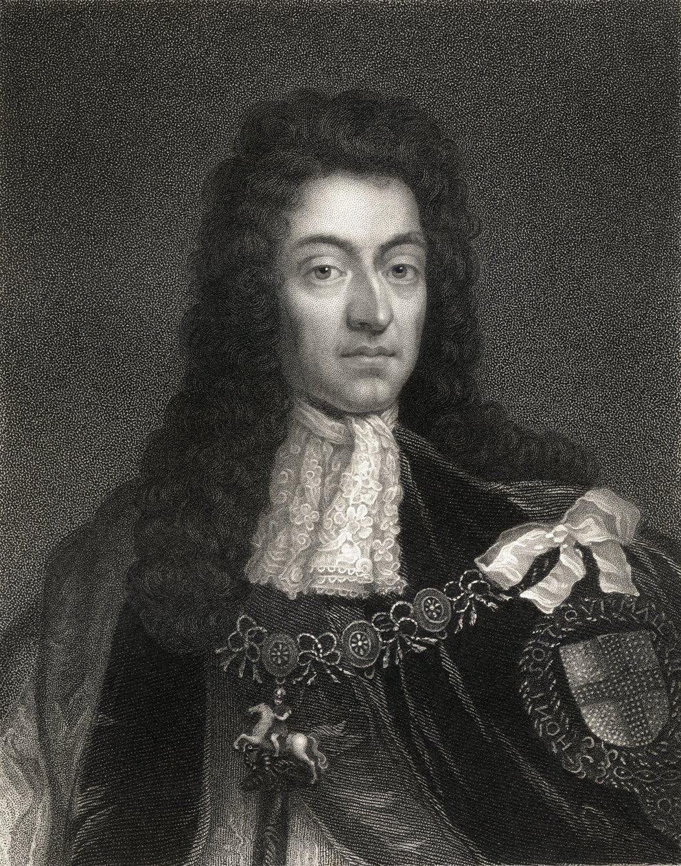 III. Vilmos (1650-1702) Orange hercege és Anglia királya, a „The Gallery of Portraits” című filmből, 1833-ban alkotó: English School