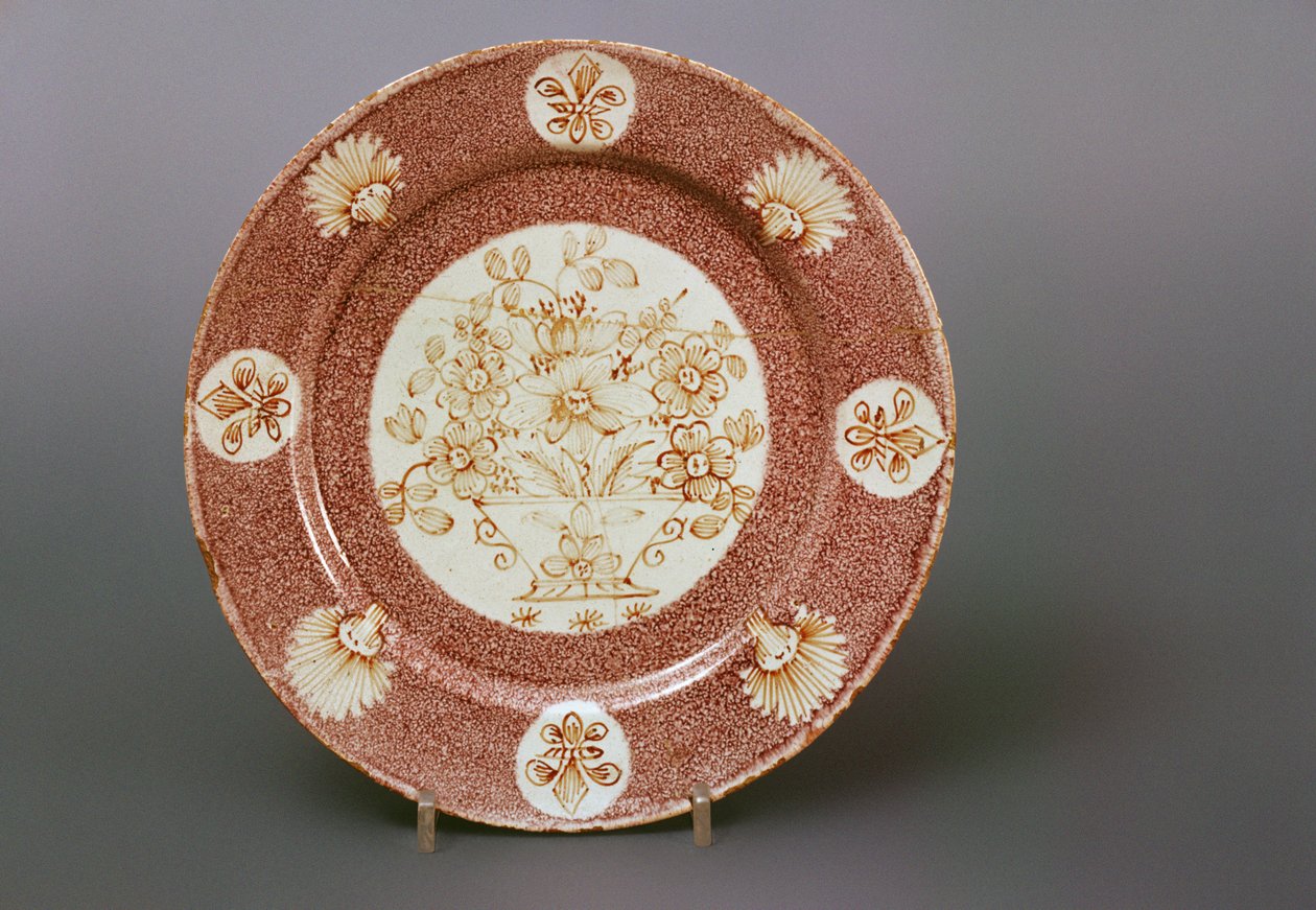 Wincanton delftware lemez, 1745 körül (kerámia) alkotó: English School