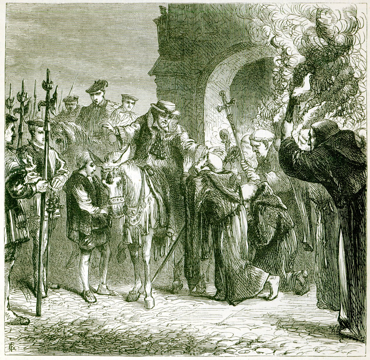 Wolsey a Leicesterben alkotó: English School