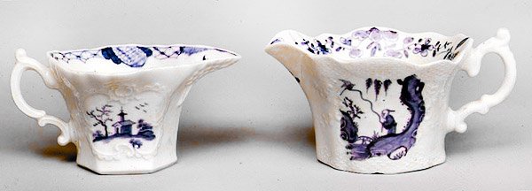 Worcester kék-fehér kancsók, 1788 körül (porcelán) alkotó: English School