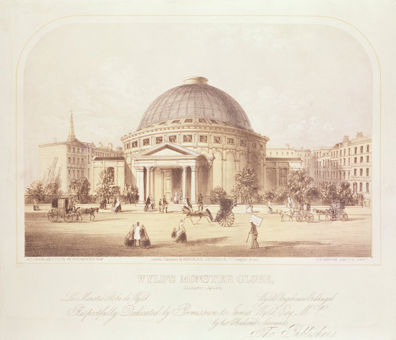 Wyld szörnygömbje, 1851 körül alkotó: English School