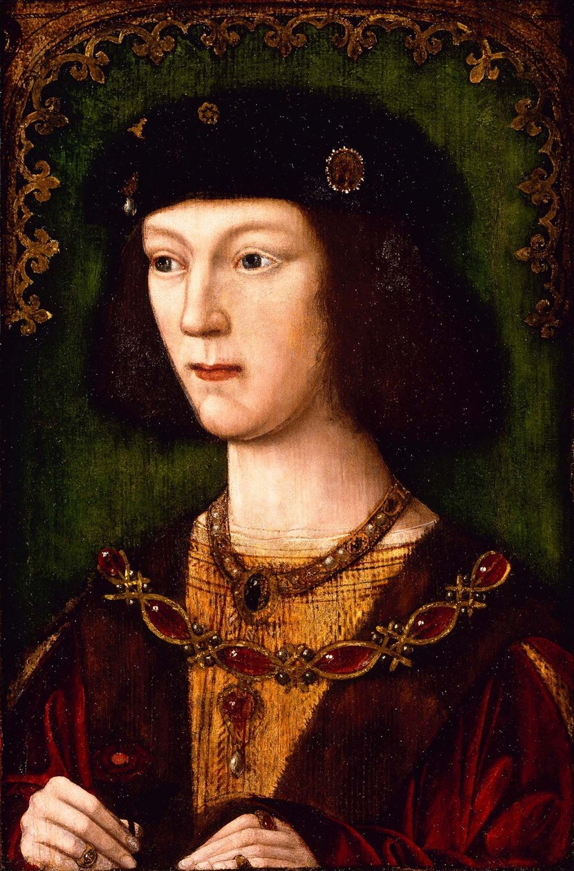 Henrik angol király portréja, Kr. u. 1513 alkotó: English Master