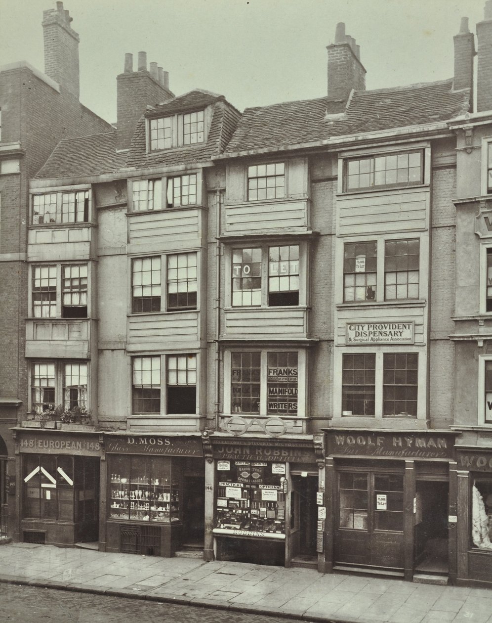 145-148 Aldersgate Street, London, 1879 alkotó: English Photographer