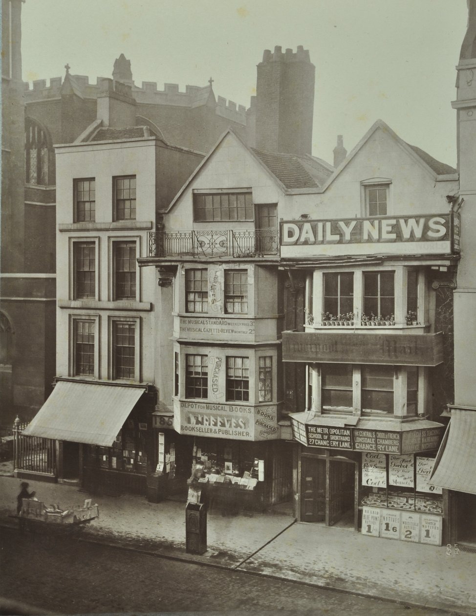 185 Fleet Street, City of London, 1884 alkotó: English Photographer