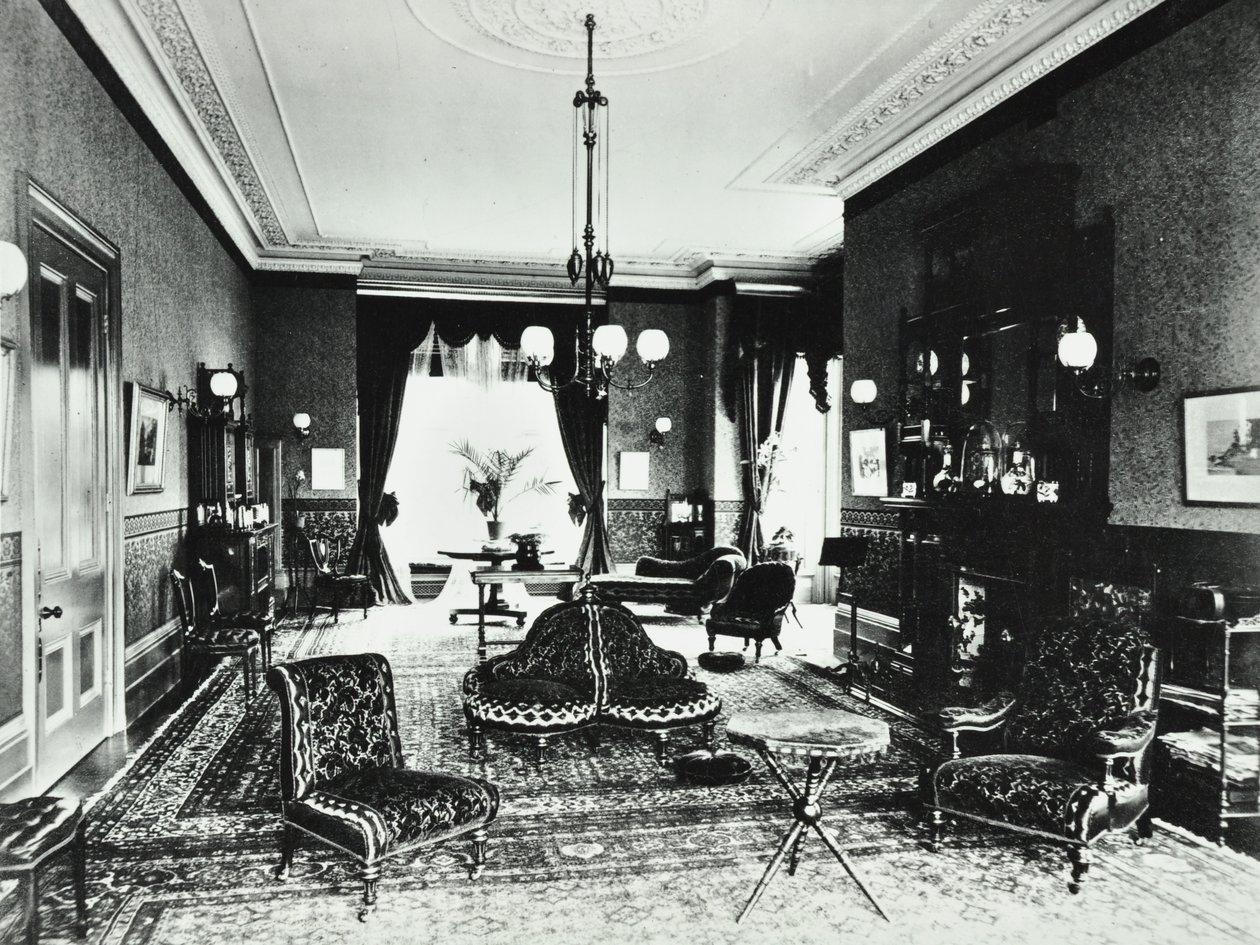 18 Addison Road: szalon, 1890 alkotó: English Photographer
