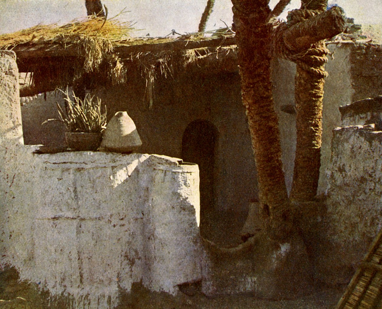 Fellahin lakóhelye, Egyiptom. alkotó: English Photographer