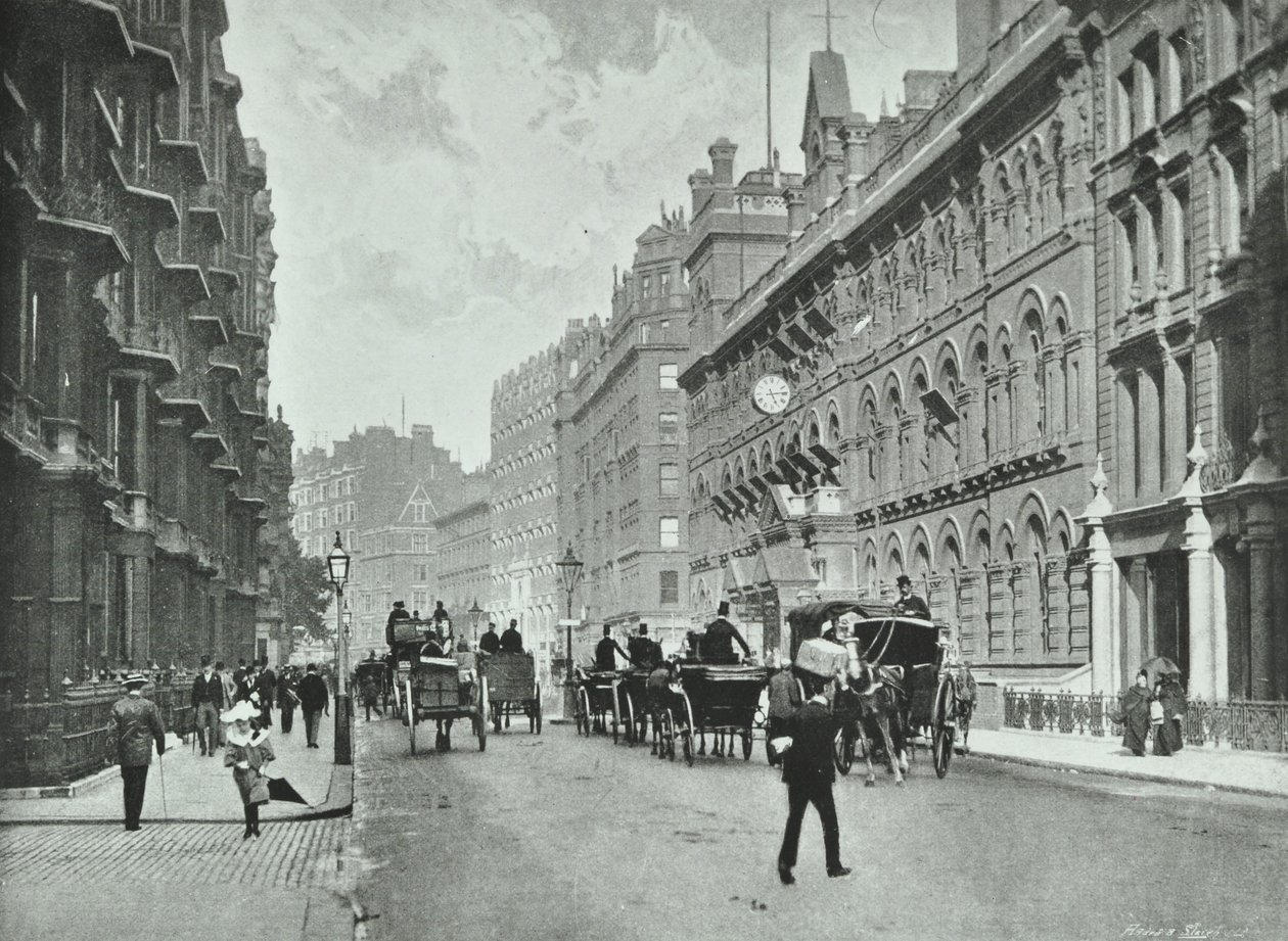 Army and Navy Stores, Victoria Street, Westminster LB: keletre nézve a Francis Streeten, 1895 alkotó: English Photographer