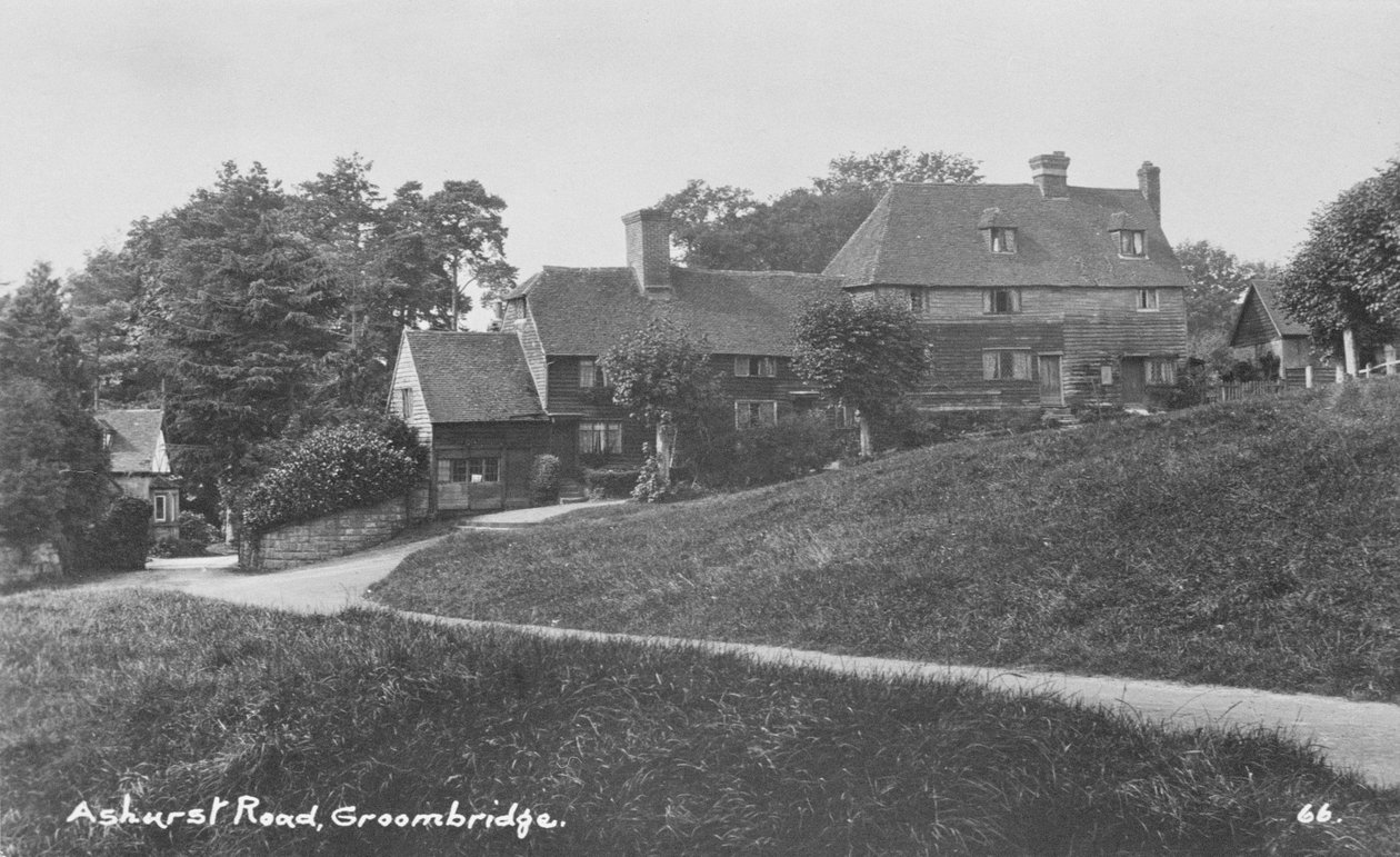 Ashurst Road, Groombridge, East Sussex, 1910 körül alkotó: English Photographer