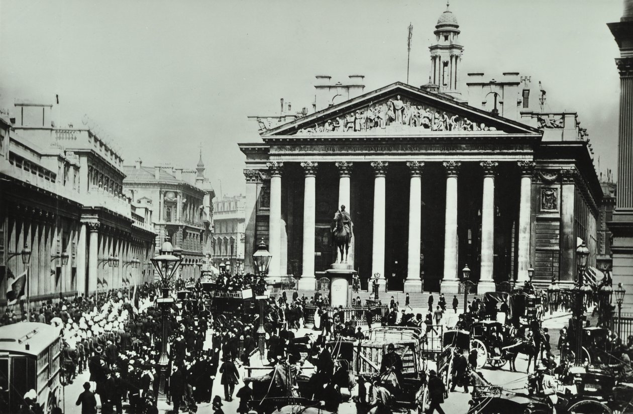 Bank Of England, Threadneedle Street, City of London, 1890 alkotó: English Photographer