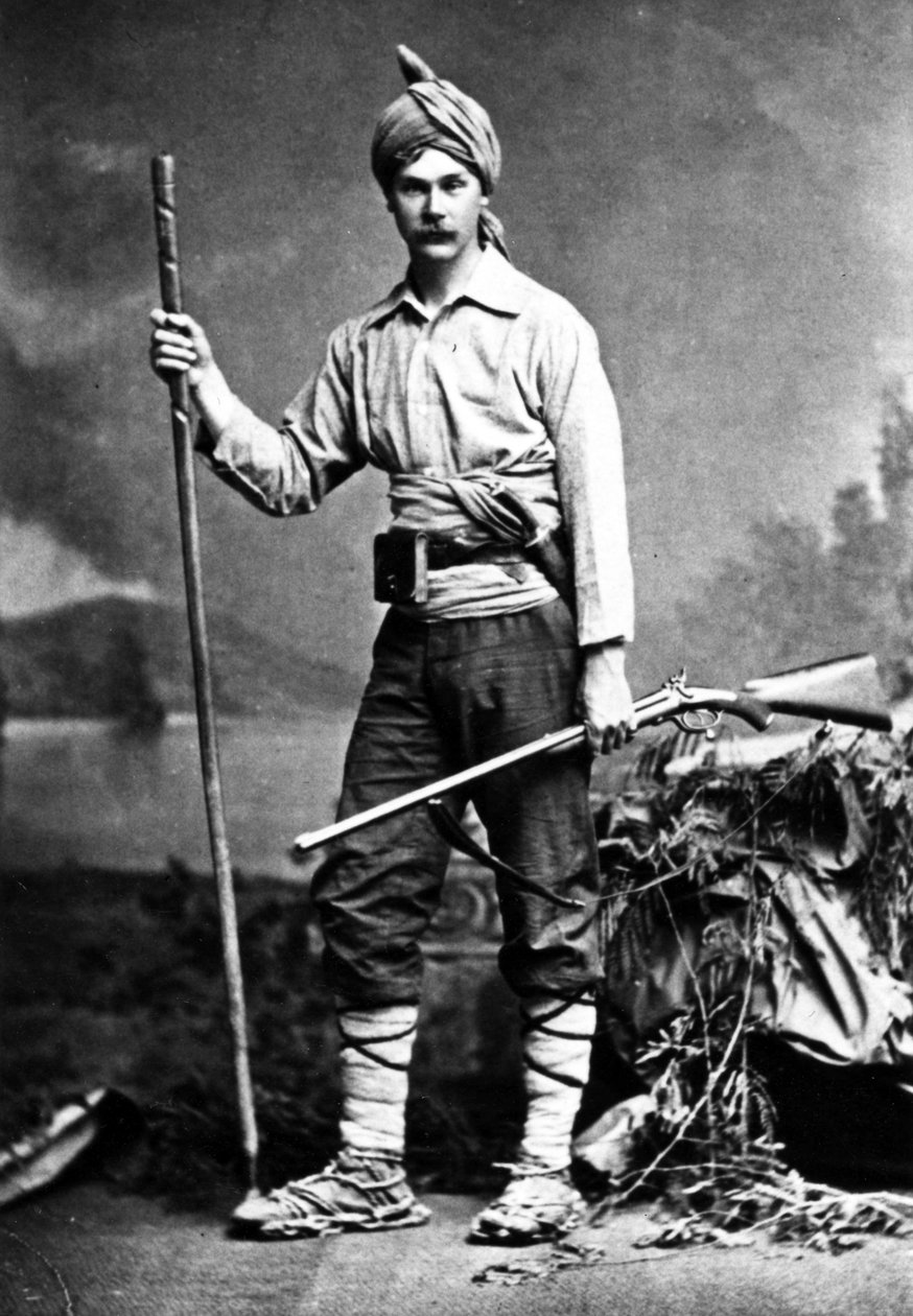 Brit Huntsman Indiában, 1870 körül alkotó: English Photographer