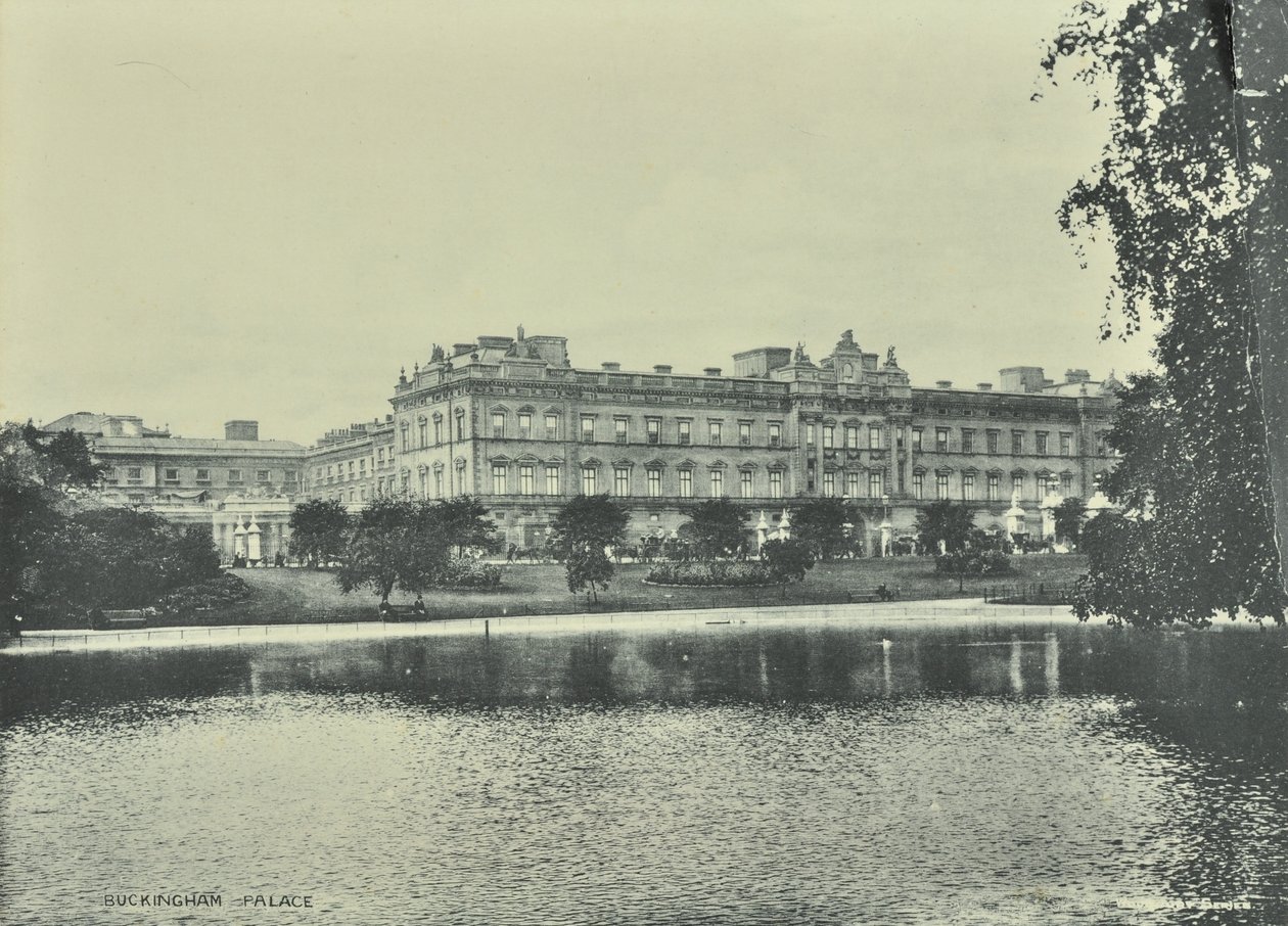 Buckingham-palota, Buckingham-palota, Westminster LB: általános nézet, 1896 alkotó: English Photographer