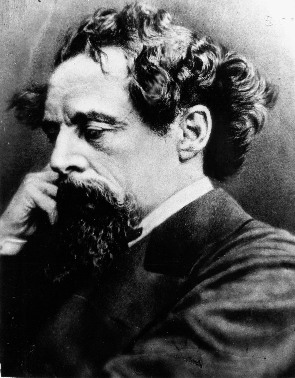 Charles Dickens (f/w fotó) alkotó: English Photographer