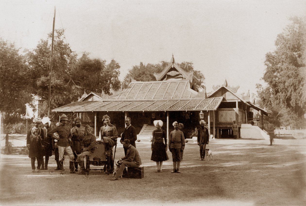Chiefs House, Mandalay, 1886 körül alkotó: English Photographer