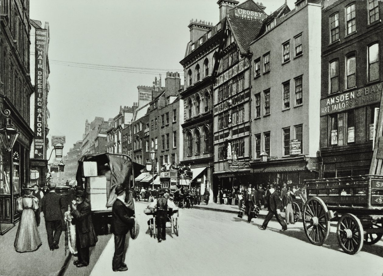Crosby Hall, Bishopsgate: keleti oldal, London, 1890 alkotó: English Photographer