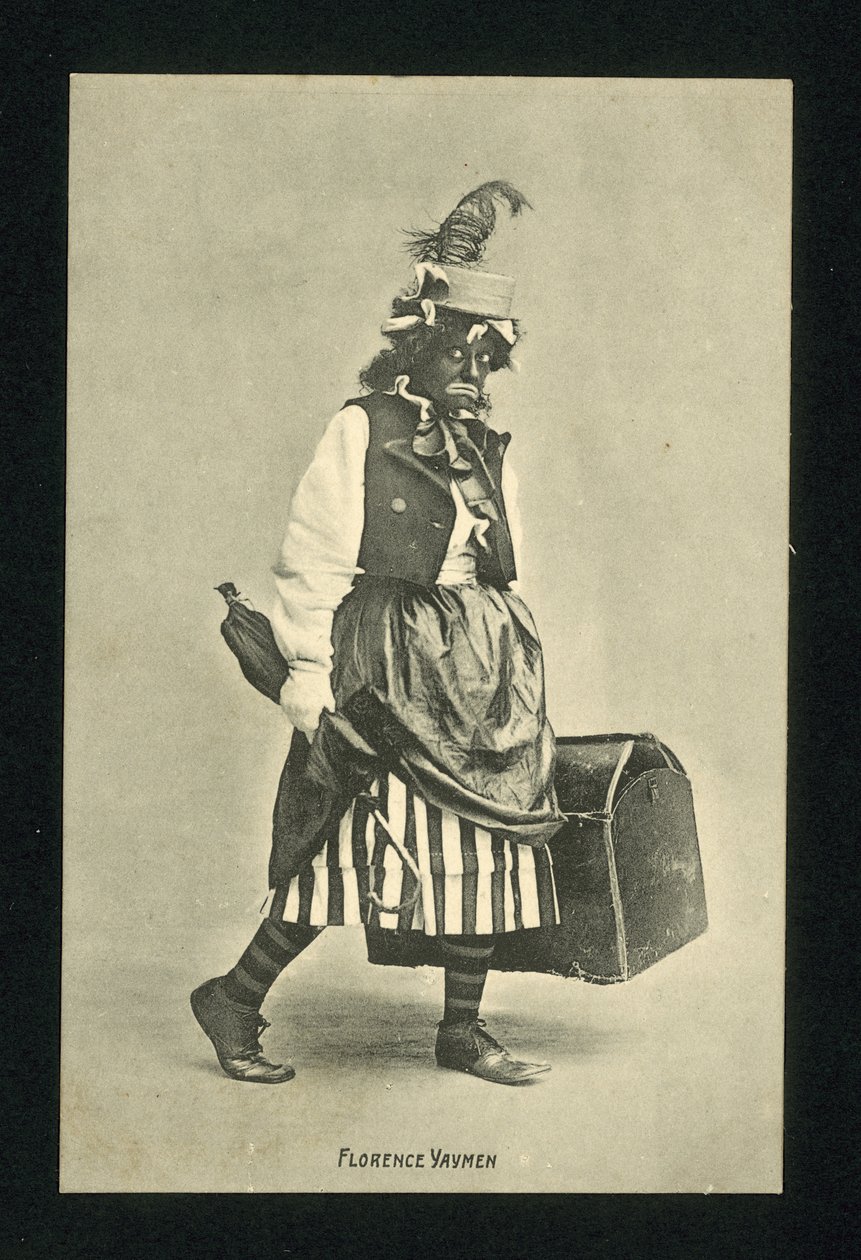 Florence Yaymen, angol music hall komikus és táncosnő (fekete-fehér fotó) alkotó: English Photographer