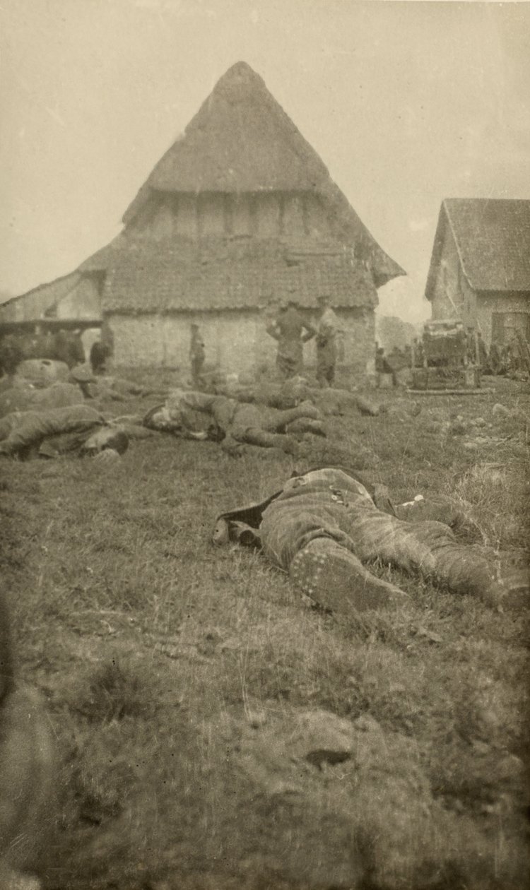 Az első világháborúhoz kapcsolódó 134 fényképet tartalmazó albumból, Nyugati Front, 1914-18 alkotó: English Photographer