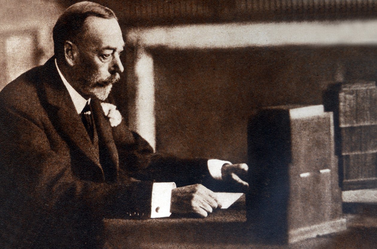 V. György karácsonyi üzenete a Brit Nemzetközösségnek és a Birodalomnak alkotó: English Photographer