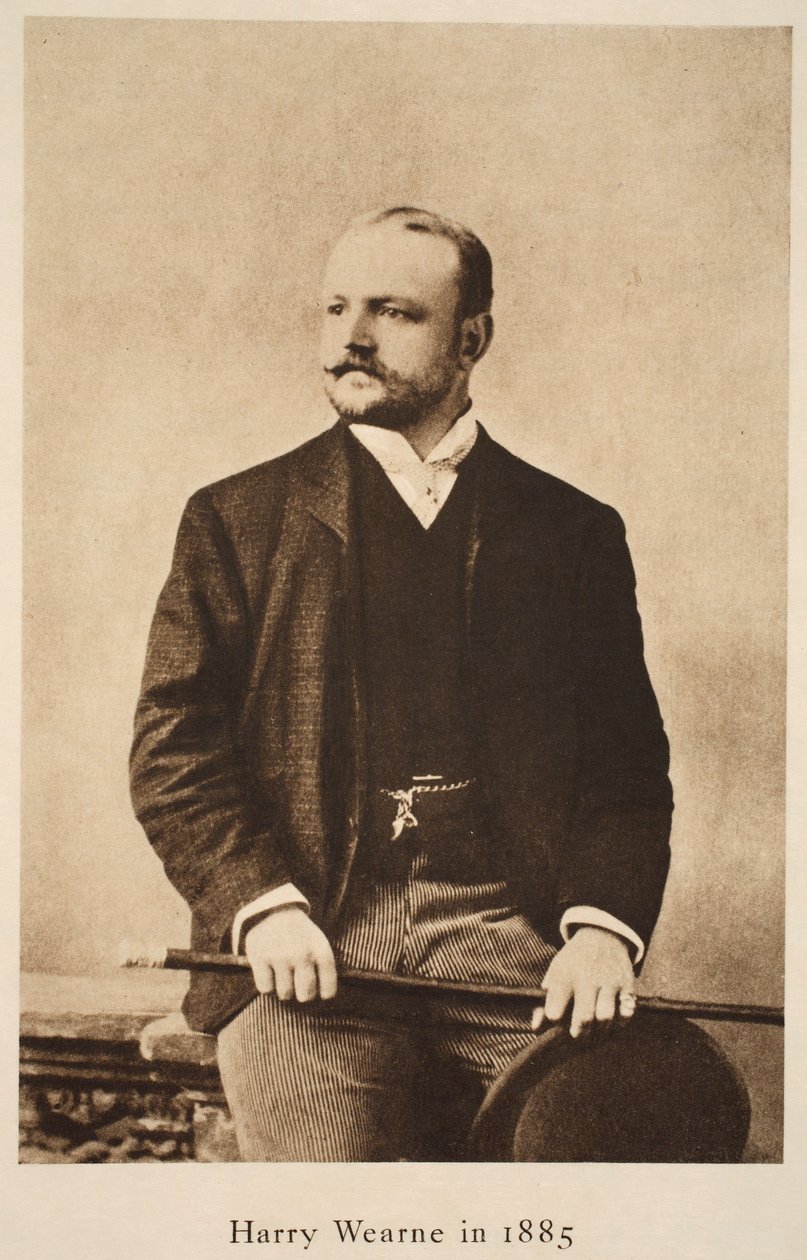 Harry Wearne 1885-ben (szépia fotó) alkotó: English Photographer