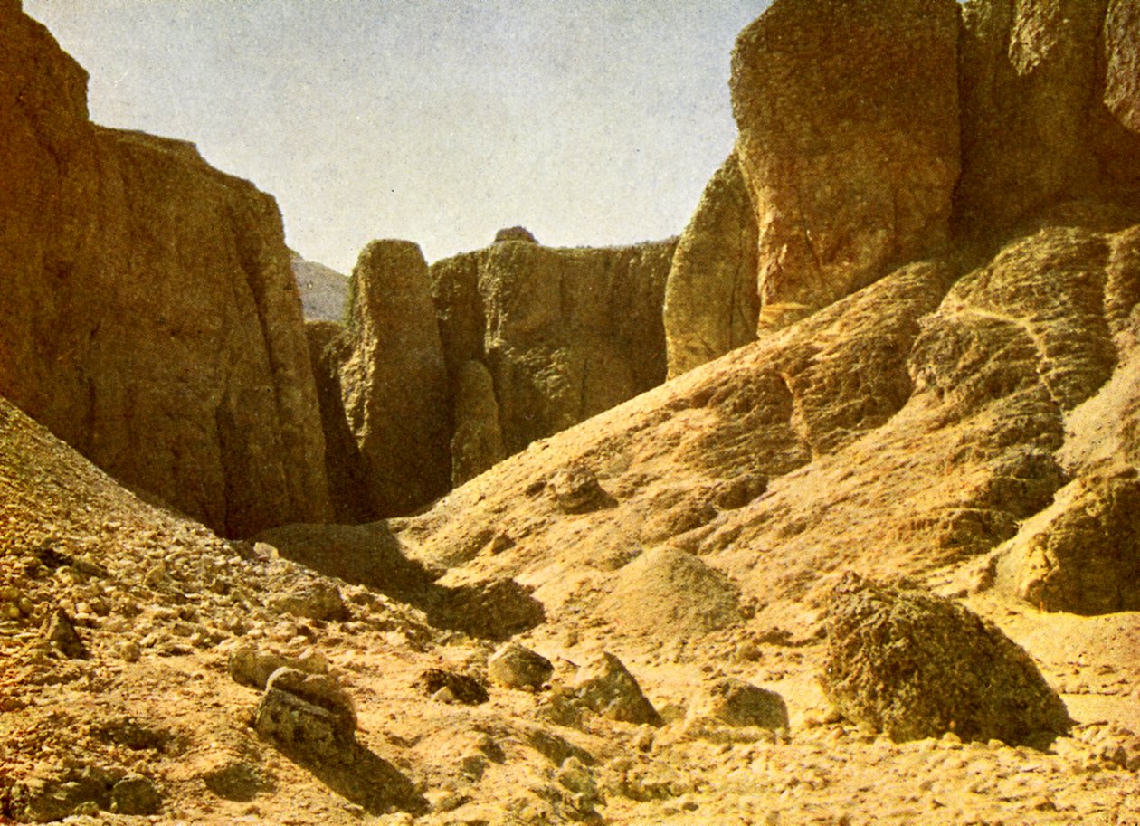 A királysírok völgyében, Egyiptomban. alkotó: English Photographer