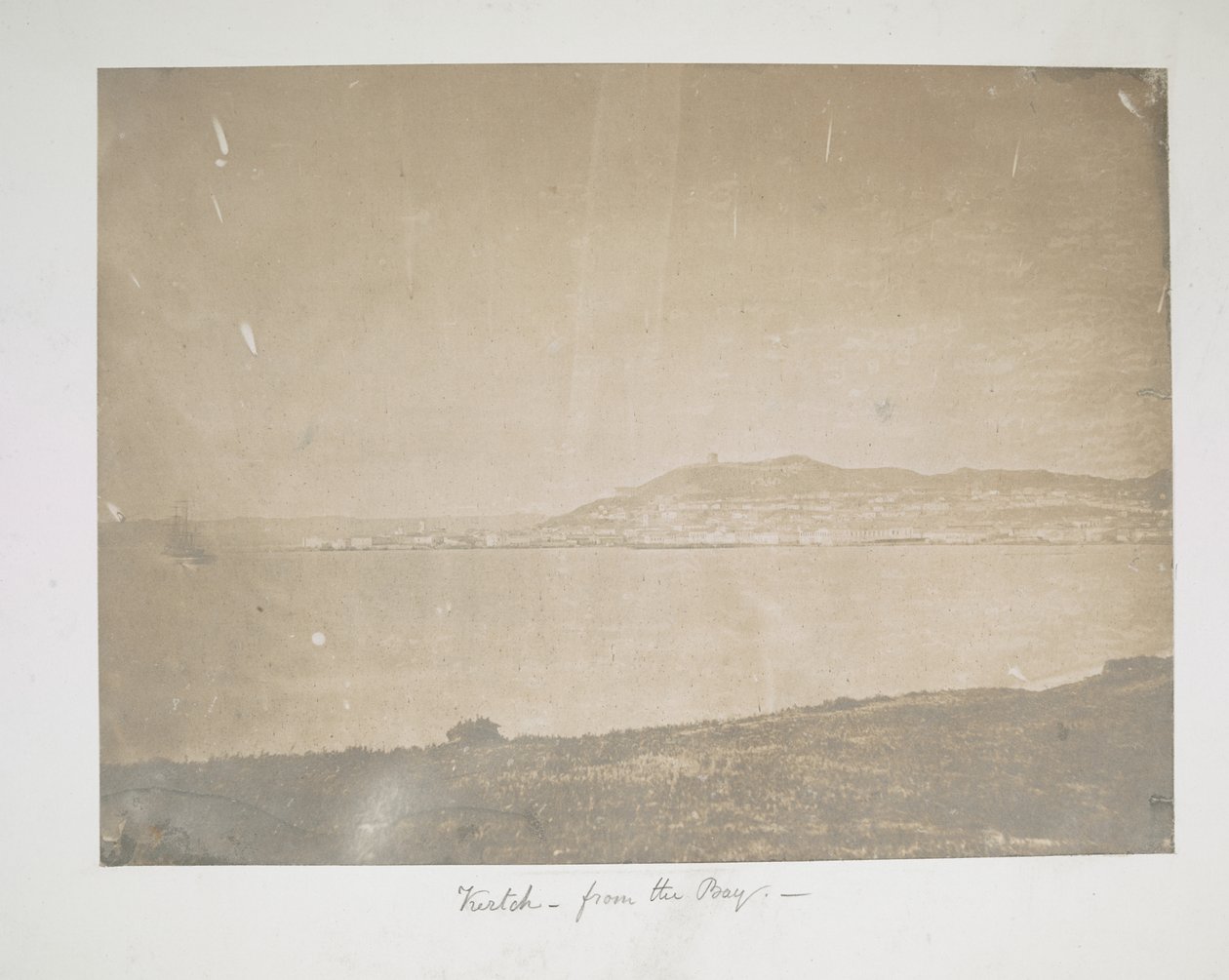 Kertch, az öbölből. Fotós: Unknownc 1855-1856 alkotó: English Photographer