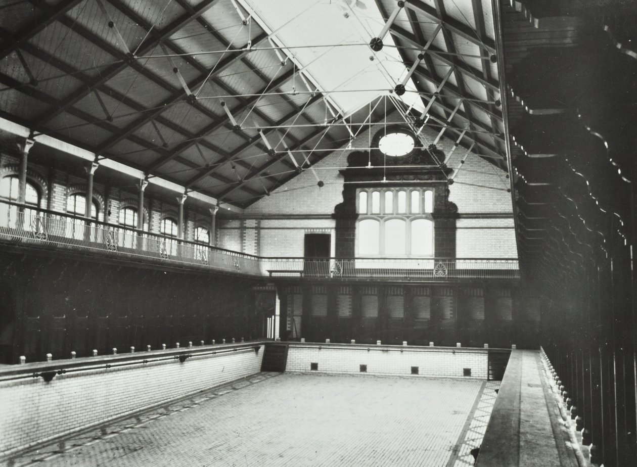 Laurie Grove Bath: az első nyilvános fürdő Deptfordban, első osztályú fürdő, 1898 alkotó: English Photographer