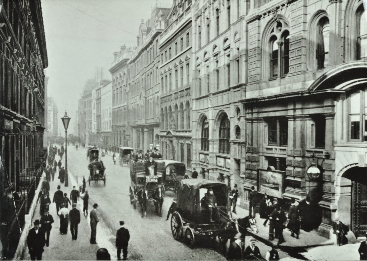 Leadenhall Street, City of London, 1895 alkotó: English Photographer