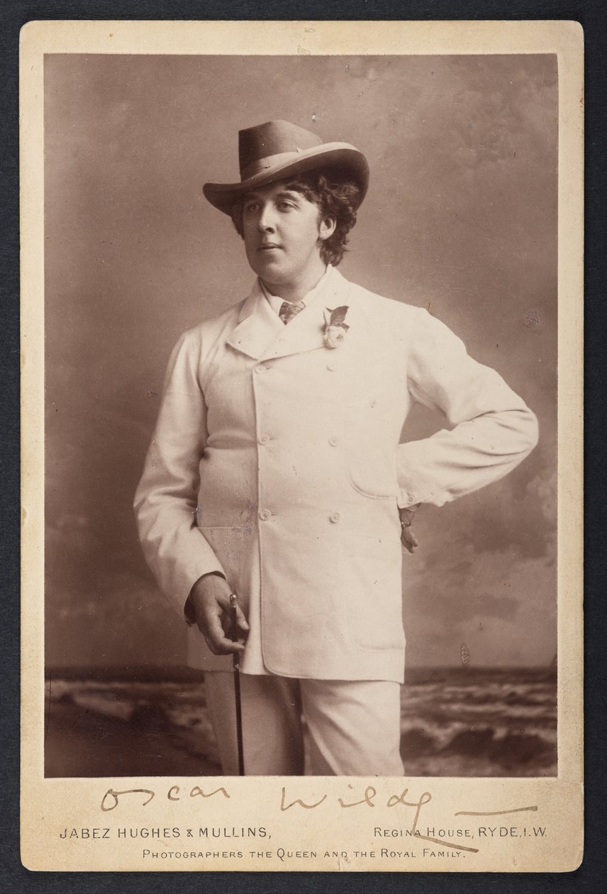 MS 81783 A, Oscar Wilde, 1893 körül (f/w fotó) alkotó: English Photographer