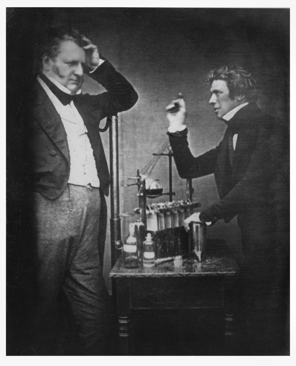 Michael Faraday (1791-1867) és John Frederic Daniell (1790-1845) (fotó) alkotó: English Photographer