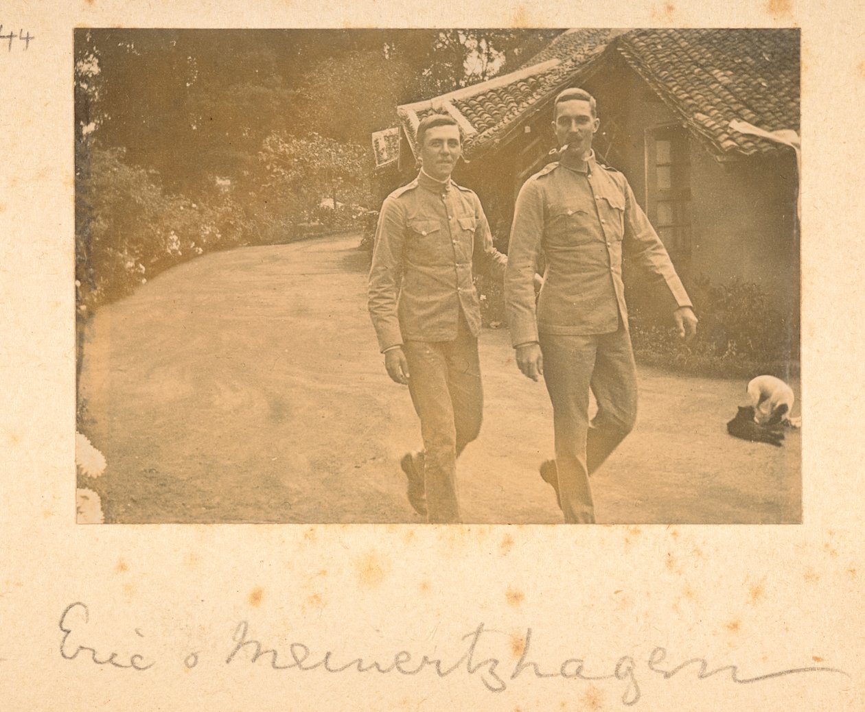 Richard Meinertzhagen portréja, Bailey indiai fényképein F.M. Bailey 1900-03 (szépia fotó) alkotó: English Photographer