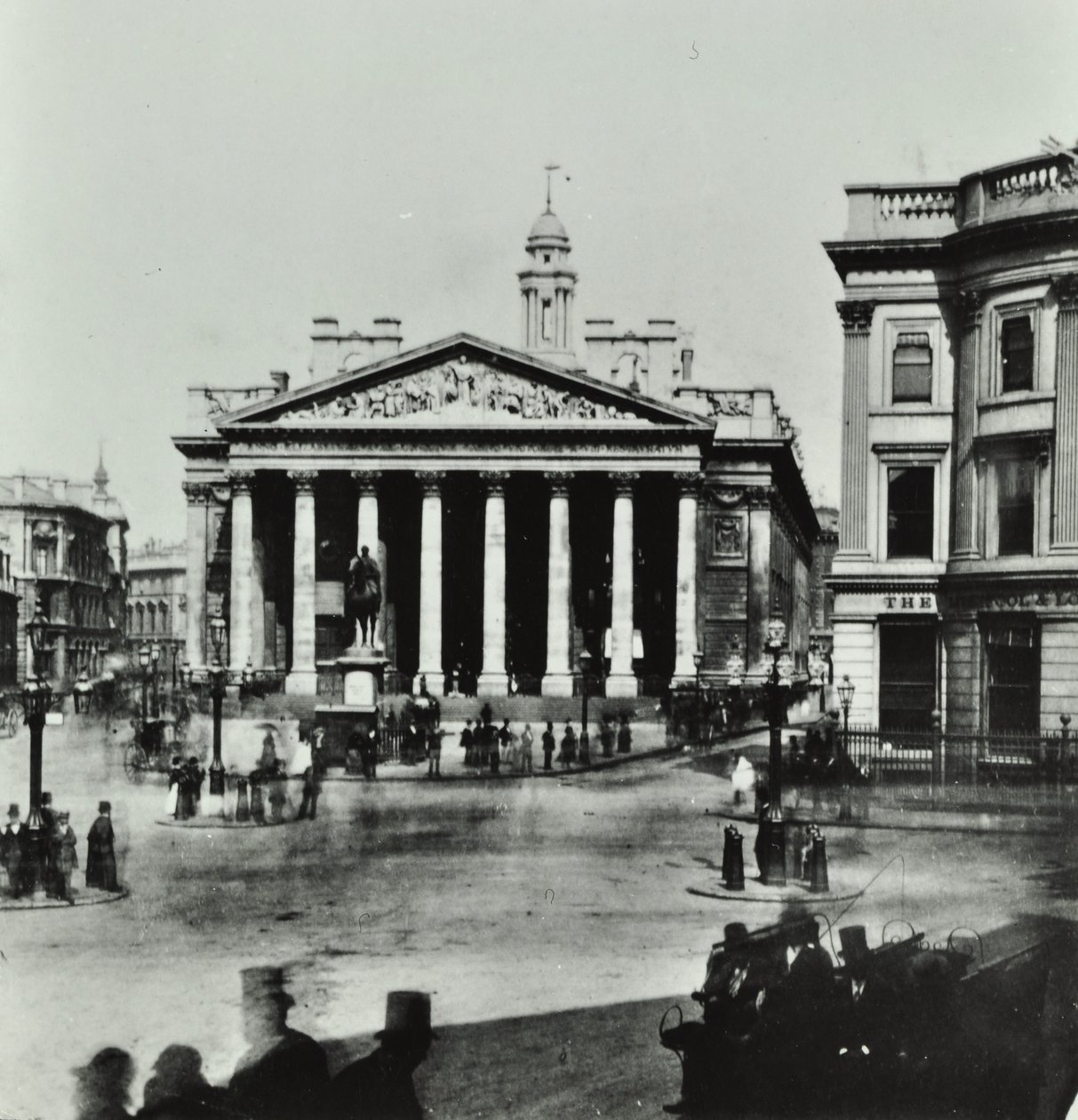 Royal Exchange, Threadneedle Street, City of London, 1880 alkotó: English Photographer